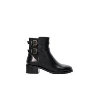 'Patter' Leather Ankle Boots Dune London Black 8