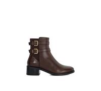 'Patter' Leather Ankle Boots Dune London Brown 8