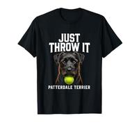 Patterdale Shirt Just Throw It Terrier Dog Fetch Tee T-Shirt