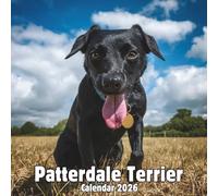 Patterdale Terrier Calendar 2026: 14-Month Organizer from Nov 2025 to Dec 2026 | Perfect for Home, Office, School & Family Scheduling, For Men , Women , Girls , Boys
