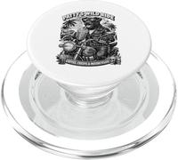 Patterdale Terrier drinking ice coffee ride motorbike DIGOR PopSockets PopGrip for MagSafe