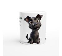 Patterdale Terrier Funny Dog Gift Ceramic Mug/Coffee Cup