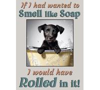 Patterdale Terrier pet dog funny flexible fridge magnet Christmas stocking filler gift