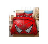 (Pattern 06, King) Spiderman Bedding Single Double Duvet Cover Set