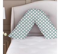(Pattern 10) Brand New Printed Back & Neck V-Shaped Orthopaedic Pillow Case Poly Cotton in different Colors