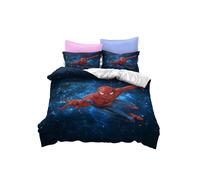 (Pattern 10, King) Spiderman Bedding Single Double Duvet Cover Set