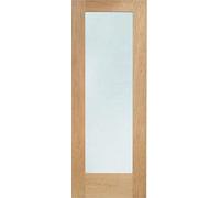Pattern 10 Oak Obscure Glazed Internal Doors