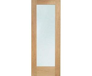 Pattern 10 Oak Obscure Glazed Internal Doors