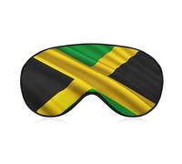 Pattern (137) Breathable Sleep Mask Sleeping Blindfold Compatible with Jamaica Waving Flag Comfortable Blindfold Eye Mask with Adjustable Strap for Men Women, Pattern (137)
