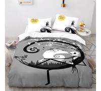 (Pattern 16, Single) The Nightmare Before Christmas Bedding Single Double King Duvet Cover