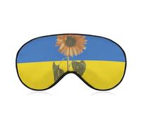 Pattern (168) Sleep Mask Blackout Eye Mask for Men Women Sleeping Mask Compatible with Ukraine Flag Sunflower, Comfortable Soft Sleeping Blindfold for Meditation Travel