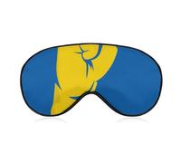Pattern (171) Breathable Sleep Mask Sleeping Blindfold Compatible with Ukraine Flag Support Comfortable Blindfold Eye Mask with Adjustable Strap for Men Women