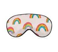 Pattern (216) Soft Eye Masks with Adjustable Strap Sleeping Mask Compatible with LGBT Rainbow, Lightweight Comfortable Blindfold Blocks Light for Men Women Travel Outdoor Nap, Pattern (216)