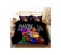 (Pattern 23, Single) Among us Bedding Single Double King Duvet Cover