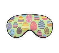 Pattern (288) Novelty Printed Sleep Mask Eye Cover Compatible with Colorful Eggs Soft Blindfold Elastic Strap Night Eyeshade Travel Nap for Women Men, Pattern (288)