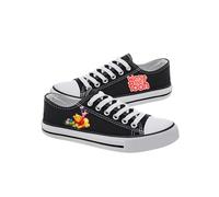 (Pattern 30, 42) 2025 cartoon Winnie the Pooh print high-top canvas shoes cartoon couple shoes unisex student shoes