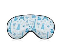 Pattern (564) Polyester Sleep Eye Mask Compatible with Paris Eiffel Tower Fashion Light Blocking Sleep Mask, Soft and Comfortable Night Eye Masks for Men Women Travel, Nap, Shift Work