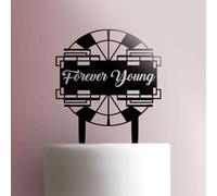 Pattern Acrylic Cake Topper 3mm Thick Premium Laser Cut Cake Decoration for Birthday, Wedding, Baby Shower & Party Cakes Durable Reusable