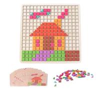 Pattern Blocks For Kids - Geometric Colorful 210 Pieces Educational Toy, Shape Pattern Blocks Puzzle, Creative Tangram Sorting Tiles | For Kids Boys Girls, Birthday Holidays Party Games Home