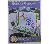 Pattern~Blooming Butterflies,Quilt Pattern by Shabby Fabrics~ 40 1/2" x 51 1/2"
