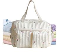 pattern diaper - -Worthy Mommy Handbag, Spacious Organizer, Portable Single Strap Carryall, Fashionable Floral Design Diaper Tote, Lightweight Durable Nursery Storage