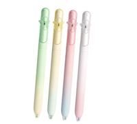 Pattern Gel Pens, 0.5 Mm Retractable Black Set, Smooth Note Taking Tool for School Planner Desk Daily Journal Gel Pens Planner Note Taking Study Stationery Retractable Set Pastel Writing Supplies