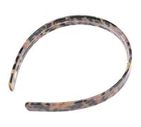 Pattern Hairband Non Slip Headband with Teeth Acetate Plate Brown | Decorative Face Washing Use, Party and Anniversary Styling, Charming Brown Finish, Hair Accessory