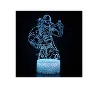 (Pattern I) Battle Bus Game 3D LED Lamp RGB Mood Lamp 7 Color Light Hot Air Balloon Night Light for Birthday Holiday Decor Gift