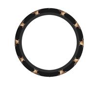 Pattern Insects Steering Wheel Protective Cover (15 inches), Soft, Breathable and Durable, Suitable for Sports Cars and Cars