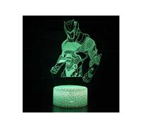 (Pattern K) Battle Bus Game 3D LED Lamp RGB Mood Lamp 7 Color Light Hot Air Balloon Night Light for Birthday Holiday Decor Gift