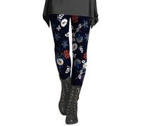 Pattern Leggings for Women UK, Printed Women Slim Fit Ethnic Style Pants Womens Tights Plus Size Fashion Floral Pattern Leggings Casual Shapewear Tummy Control Leggings Gym Running Yoga Pants Grey