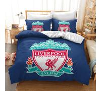 (Pattern Lp5, Super King 260*220cm/3Pcs) Gift For Liverpool Football Fan Duvet Cover Bedding Single Double Kits