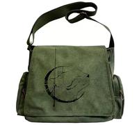 Pattern Messenger Bag Cute Canvas Crossbody Bags Women/Men with Pockets, 028