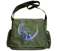 Pattern Messenger Bag Cute Canvas Crossbody Bags Women/Men with Pockets, 056