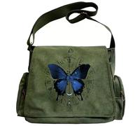 Pattern Messenger Bag Cute Canvas Crossbody Bags Women/Men with Pockets, 059