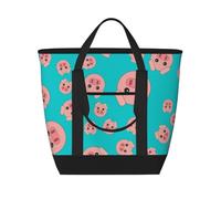 Pattern Of Pig,Lunch Bags Large Capacity Insulated Tote Bag For Women Men Work Picnic Travel
