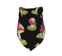 Pattern Of Red Fly Agaric,Bib Scarf Triangle Hood Adjustable Pet Scarf Washable Hood Suitable for Small, Medium and Large Dogs and Cats