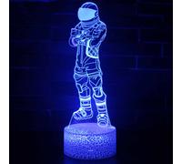 (Pattern P) Battle Bus Game 3D LED Lamp RGB Mood Lamp 7 Color Light Hot Air Balloon Night Light for Birthday Holiday Decor Gift
