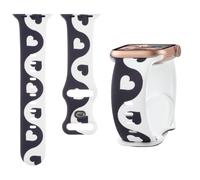 Pattern Printed Silicone Band Compatible with Apple Watch Bands 42 44 45 46 49mm Women Men,Skull Cross Sun Moon Printed Wristband for iWatch Series 11 10 9 8 7 6 5 4 SE/Ultra 3 2 1 (T6-S Love, 49mm)