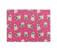 Pattern Pug,500 Pieces Puzzles for Adults-Wooden Jigsaw Puzzle for Adults Elderly