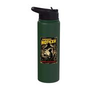 Pattern Recognition Department Funny Professional Noticer Stainless Steel Insulated Water Bottle