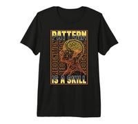 Pattern Recognition is A Skill Neurodiverse Brain Autism Premium T-Shirt