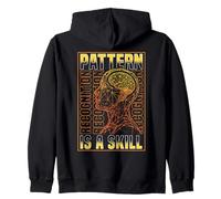 Pattern Recognition Is A Skill Neurodiverse Brain Autism Zip Hoodie