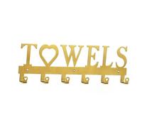 Pattern Towel Hanger 13.4 Inches in Width Wide Hook Ideal for Bathroom Storage and Home Decor Wide Hanger