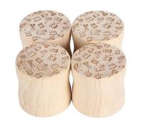 Pattern Weight Sewing Weight Fabric Weight Cylinder 2 in 1 Multifunctional Rubber Wood Dressmaking Cloth Weight for Home Use and Tailor Stores 4PCS
