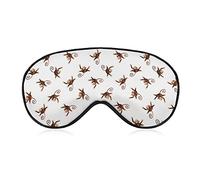 Pattern with Monkeys Sleep Eye Mask Soft Sleep Cover Blindfold Sleeping Mask Cover for Sleep Travel