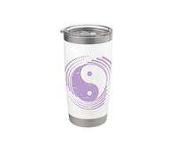 Pattern Yin and Yang Symbol Sign Harmony Stainless Steel Insulated Tumbler