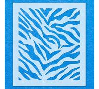 Pattern Zebra Print Stencil: Mylar Airbrush Wall Art Painting Crafts | DIY-A4 Stencil - Design Size (200mm 170mm)