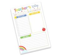 Patterned Academic Pad for Lesson Planning Recycled Paper Pocket Sized Planner