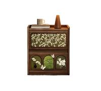 Patterned Bedroom Nightstand Side Table for Living Room Dorm